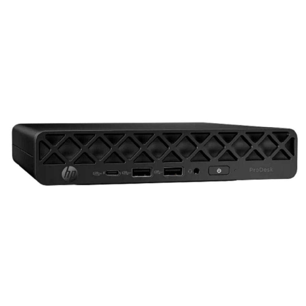 Настольный компьютер HP Inc. - ProDesk 4 Mini G1i, Intel Core Ultra 5 225T 2500MHz, DDR5 16 ГБ, SSD 512 ГБ, Intel Graphics, Wi-Fi, Bluetooth, чёрный, FreeDOS, Mini PC, BY6X8ET