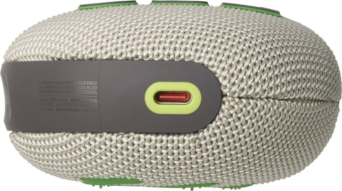 JBL Колонка порт. Clip 5 песочный 7W 1.0 BT 10м 1400mAh
