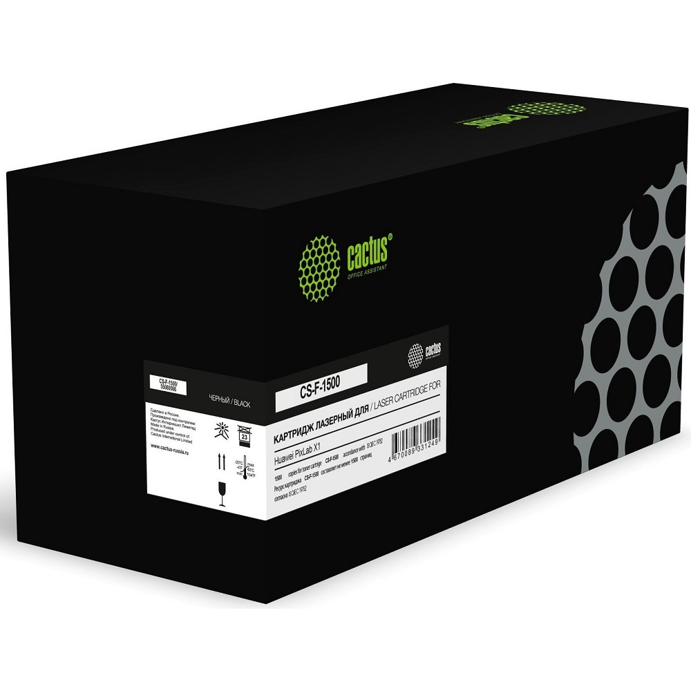 Картридж Cactus CS-F-1500_DP, для Huawei PixLab X1, 1500 стр., черный