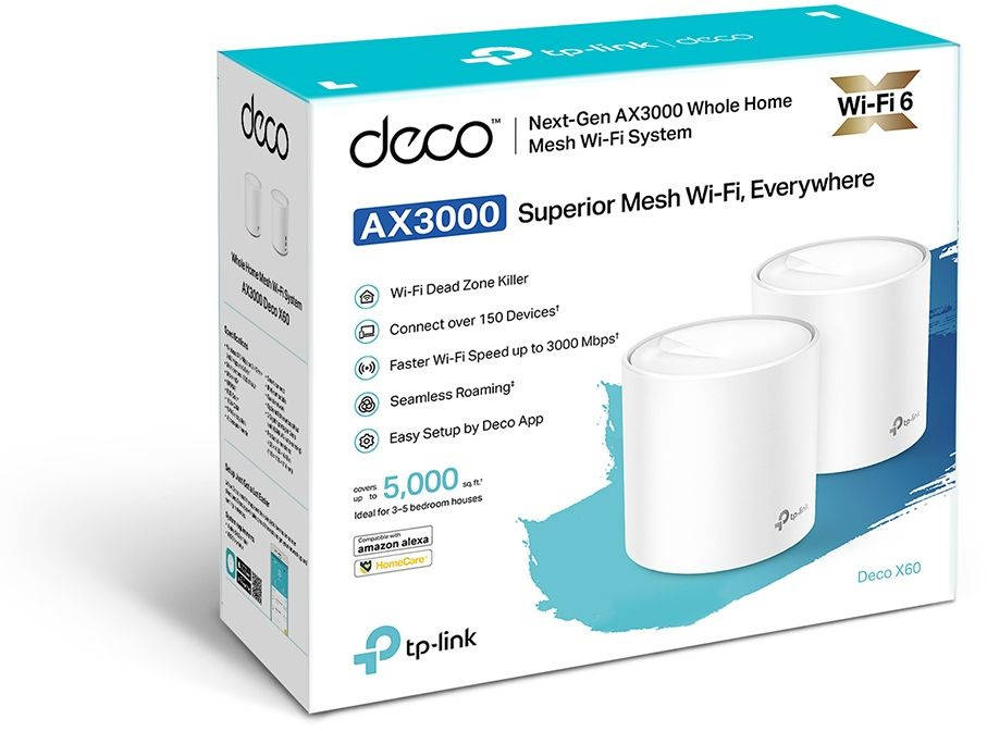 TP-LINK Бесшовный Mesh роутер Deco X60
