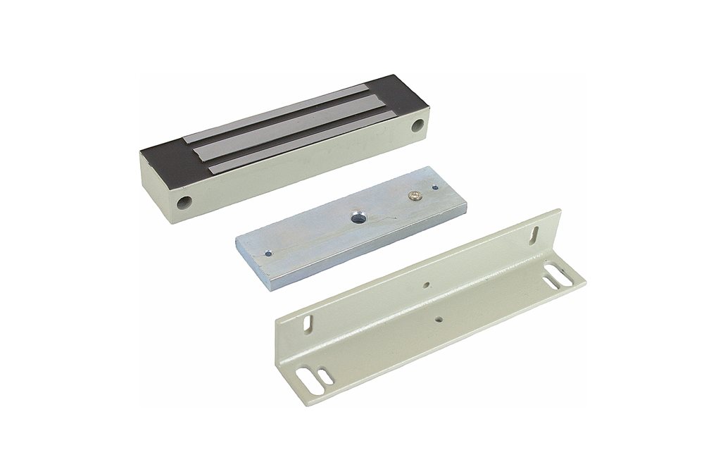 Электромагнитный замок ACCORDTEC ML-295K с уголком, 12V DC, 300 кг