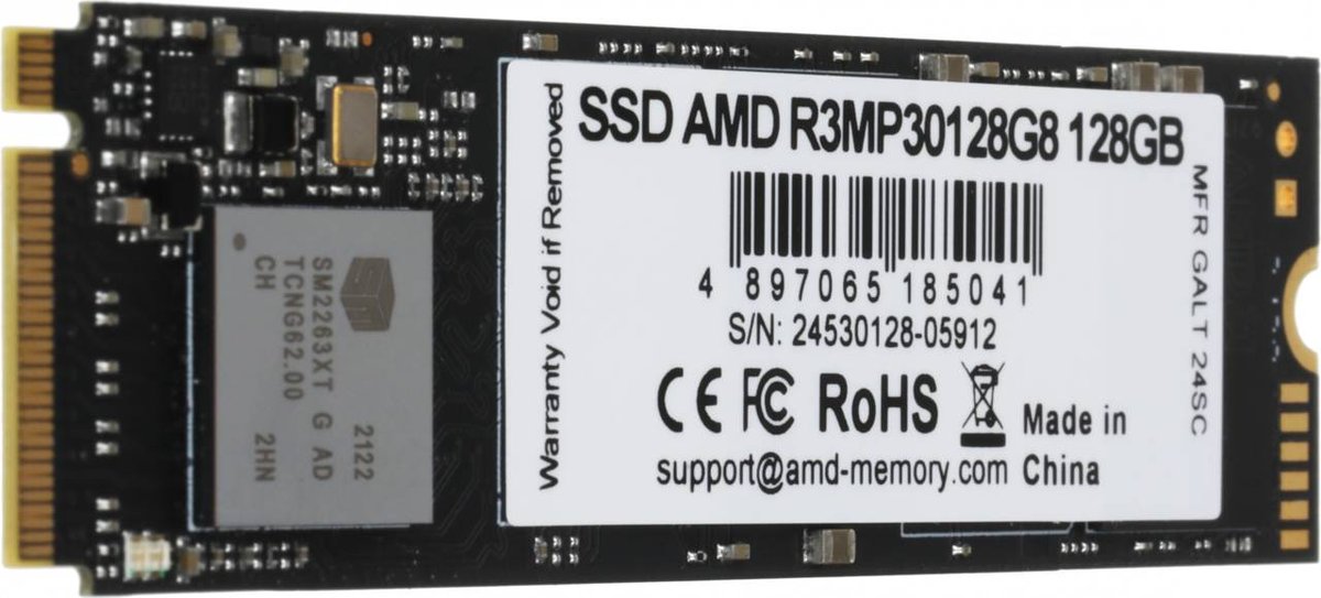 AMD PCIe 3.0 x4 128GB R3MP30128G8 Radeon M.2 2280