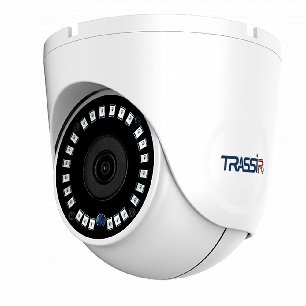 IP-камера Trassir TR-D8151IR2 v2 (D) 2.8, 5Мп, уличная, 2.8мм, ИК 25м, IP66, PoE