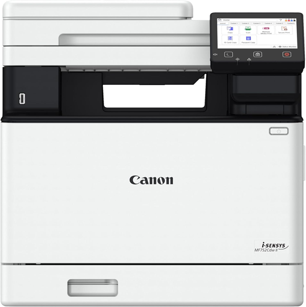 МФУ Canon - i-SENSYS MF752Cdw II, A4, сканер: планшетный/протяжный, цветной лазерный, RJ-45, Wi-Fi, USB, 1200 x 1200dpi, Duplex, цвет белый, 7185C013