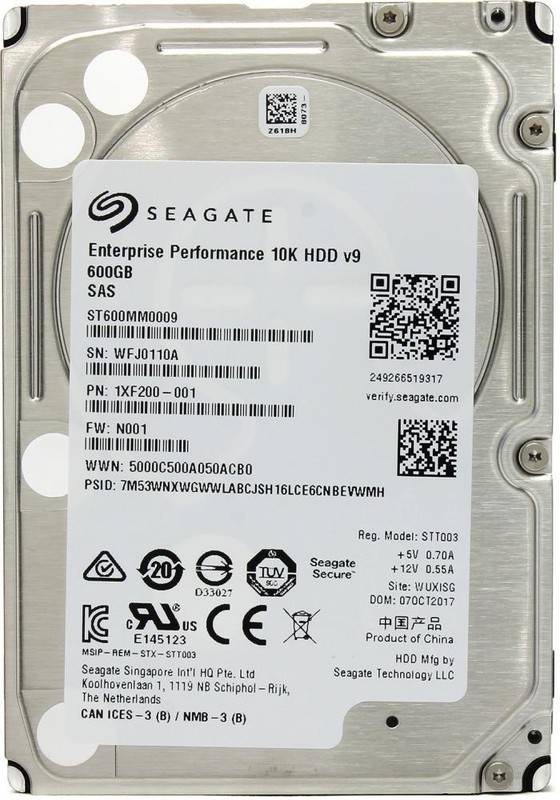 Seagate Enterprise Performance 600Gb ST600MM0009