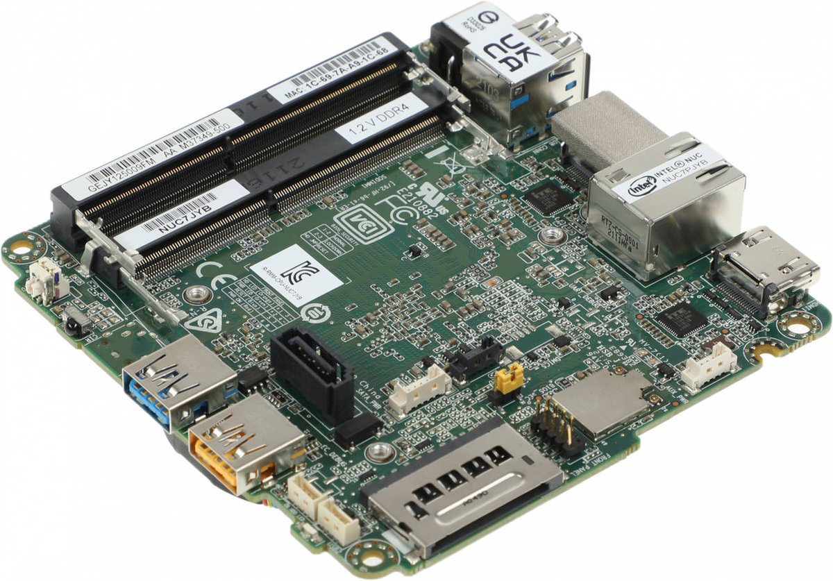 Intel Материнская плата  J5005 2xDDR4 SODIMM