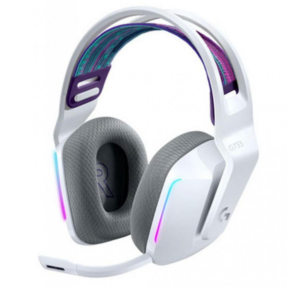 Гарнитура Logitech Headset G733 LIGHTSPEED Wireless RGB Gaming WHITE Retail