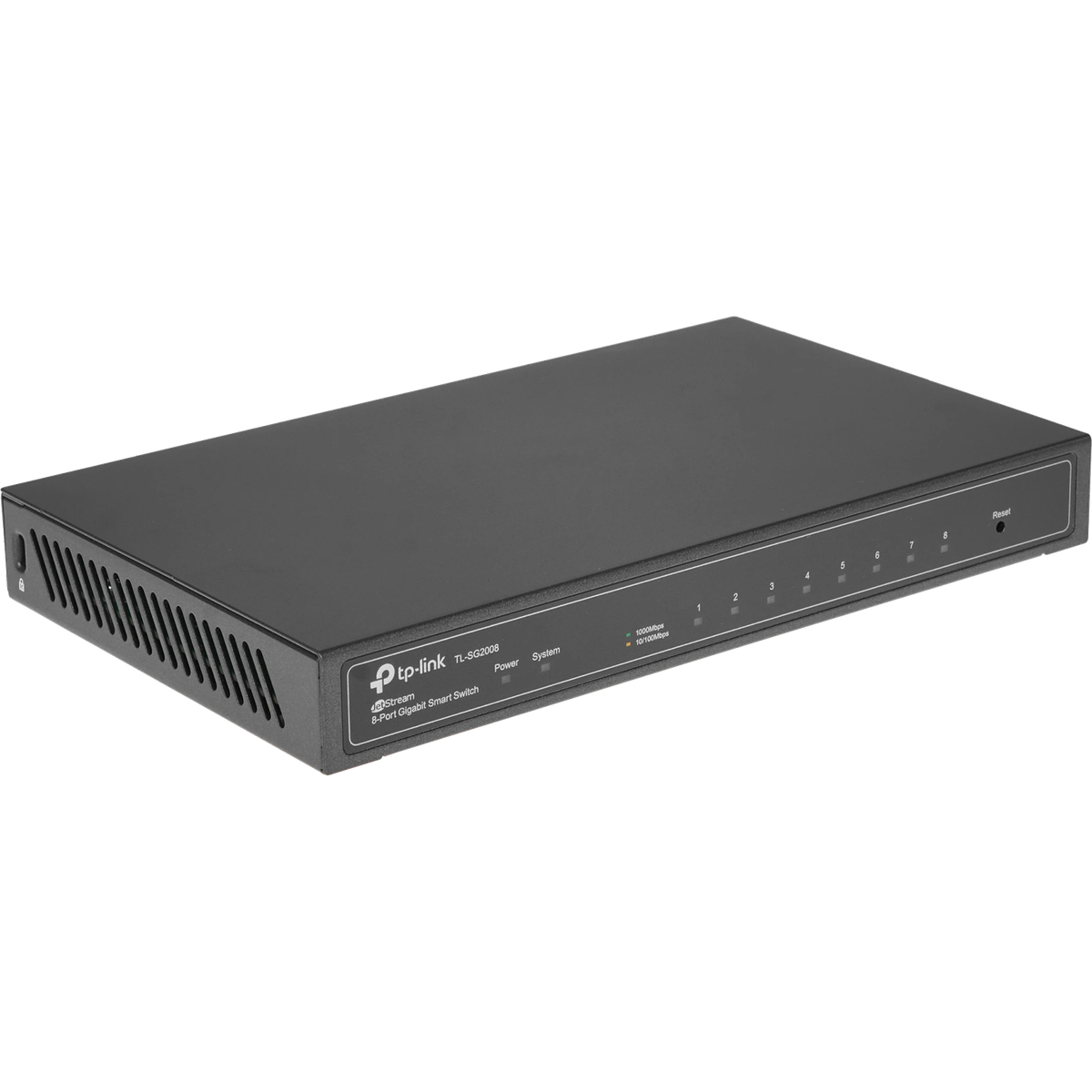 Коммутатор TP-Link SG2008, Smart, 8×1GbE, настольный
