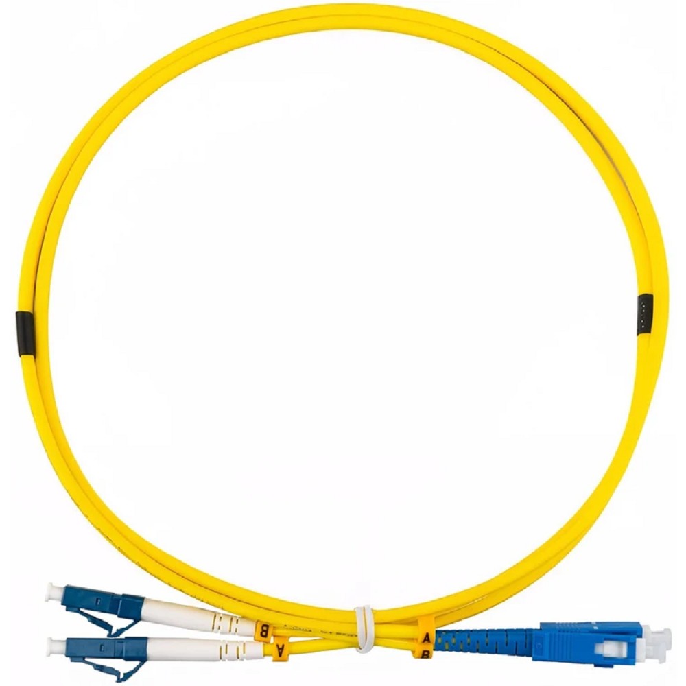 Патч-корд REXANT 50-2114-1, SM OS2 LC/UPC-SC/UPC, 1м
