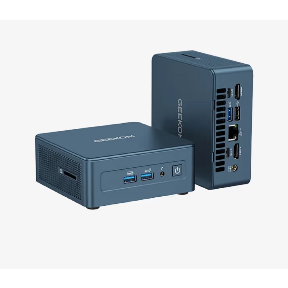 Мини-ПК Geekom IT12, Intel Core i5-12450H/16 ГБ DDR4/512 ГБ SSD/Intel UHD Graphics/Windows 11 Pro, синий (GMIT12I5-12450H-16512-EU)