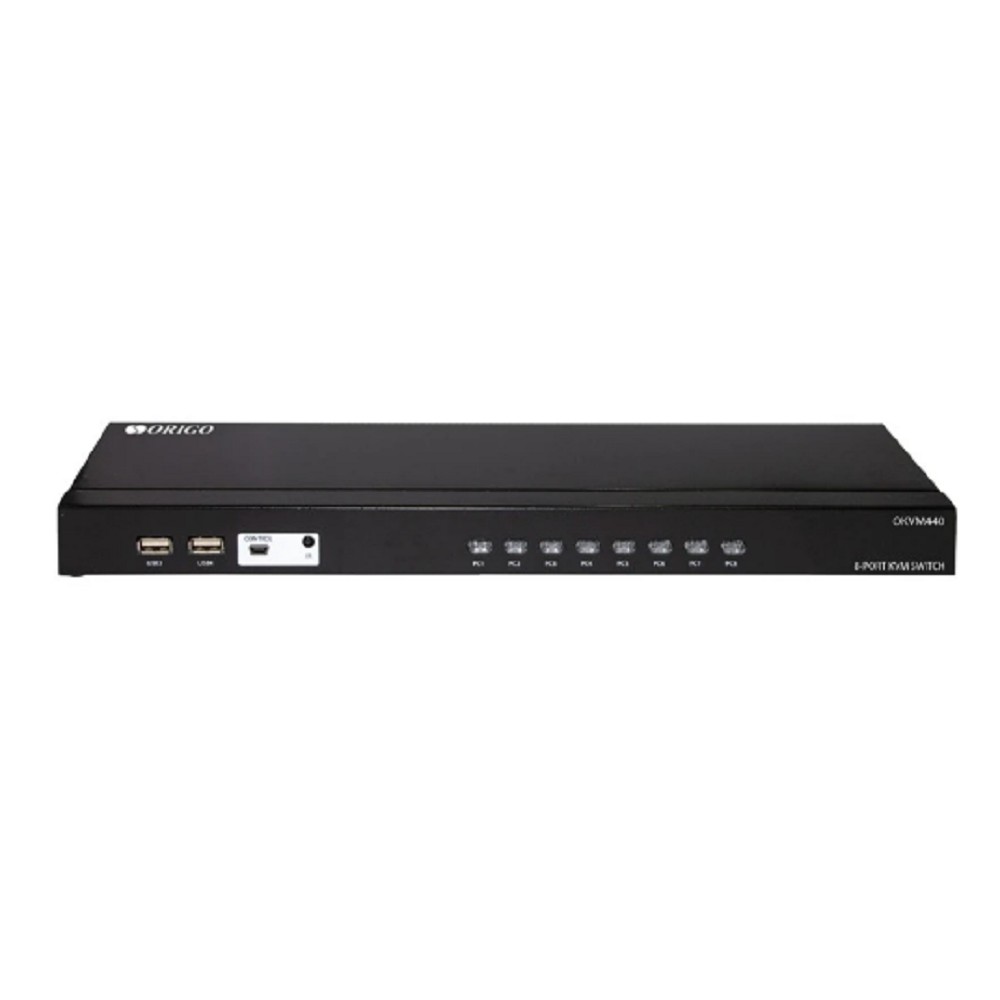 KVM-переключатель ORIGO OKVM440/A1B, 8 портов, VGA, USB