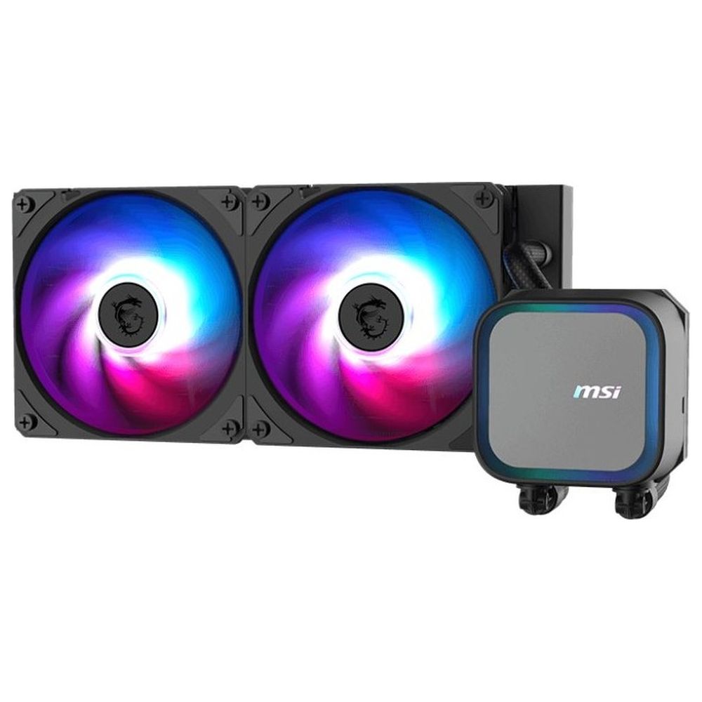 Жидкостная система охлаждения MSI MAG CORELIQUID A13 240 2x ARGB Fan, ARGB Block, (306-7ZWCA11-L80)