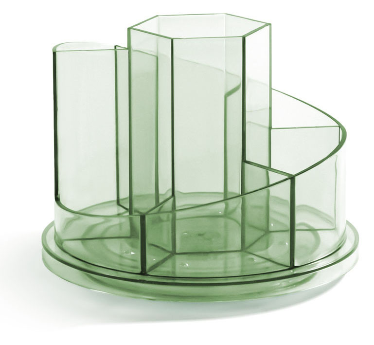 Органайзер настольный Deli 8943GREEN 150x150x114мм, зеленый, пластик