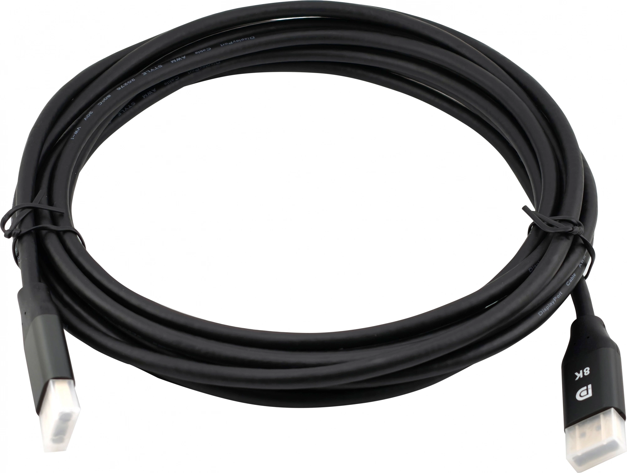 Видео кабель CACTUS - CS-DP-DP-1.4, DisplayPort (M) -> DisplayPort (M), DisplayPort 1.4, 5 м, цвет чёрный, CS-DP-DP-1.4-5