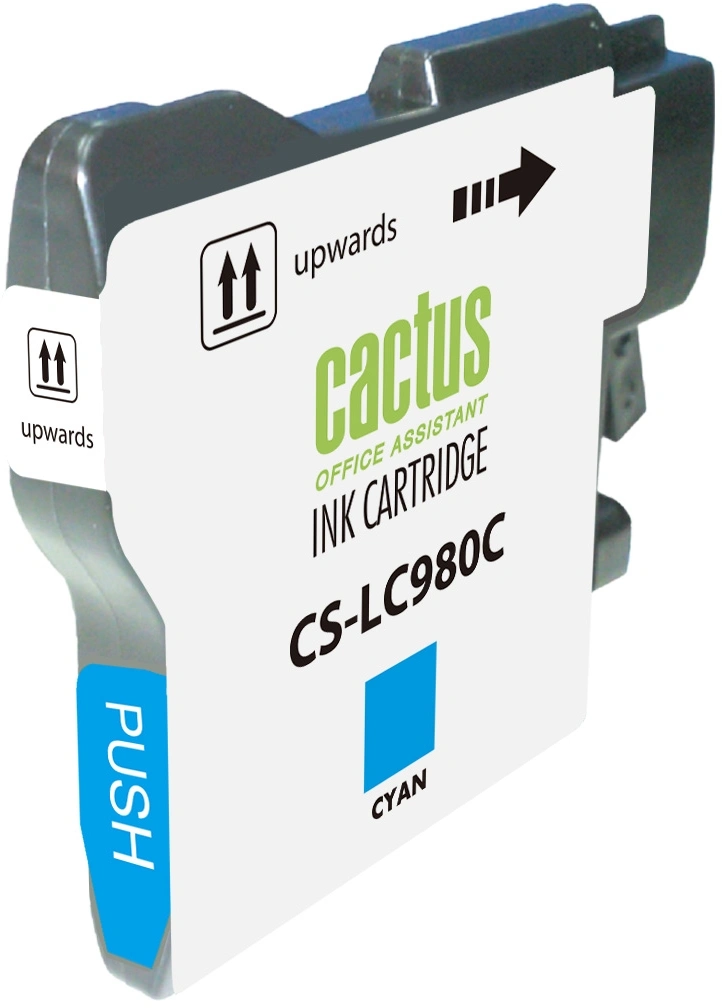 Cactus LC-980C Картридж струйный Cactus CS-LC980C голубой для Brother DCP-145C/165C MFC-250C/290C (16ml)