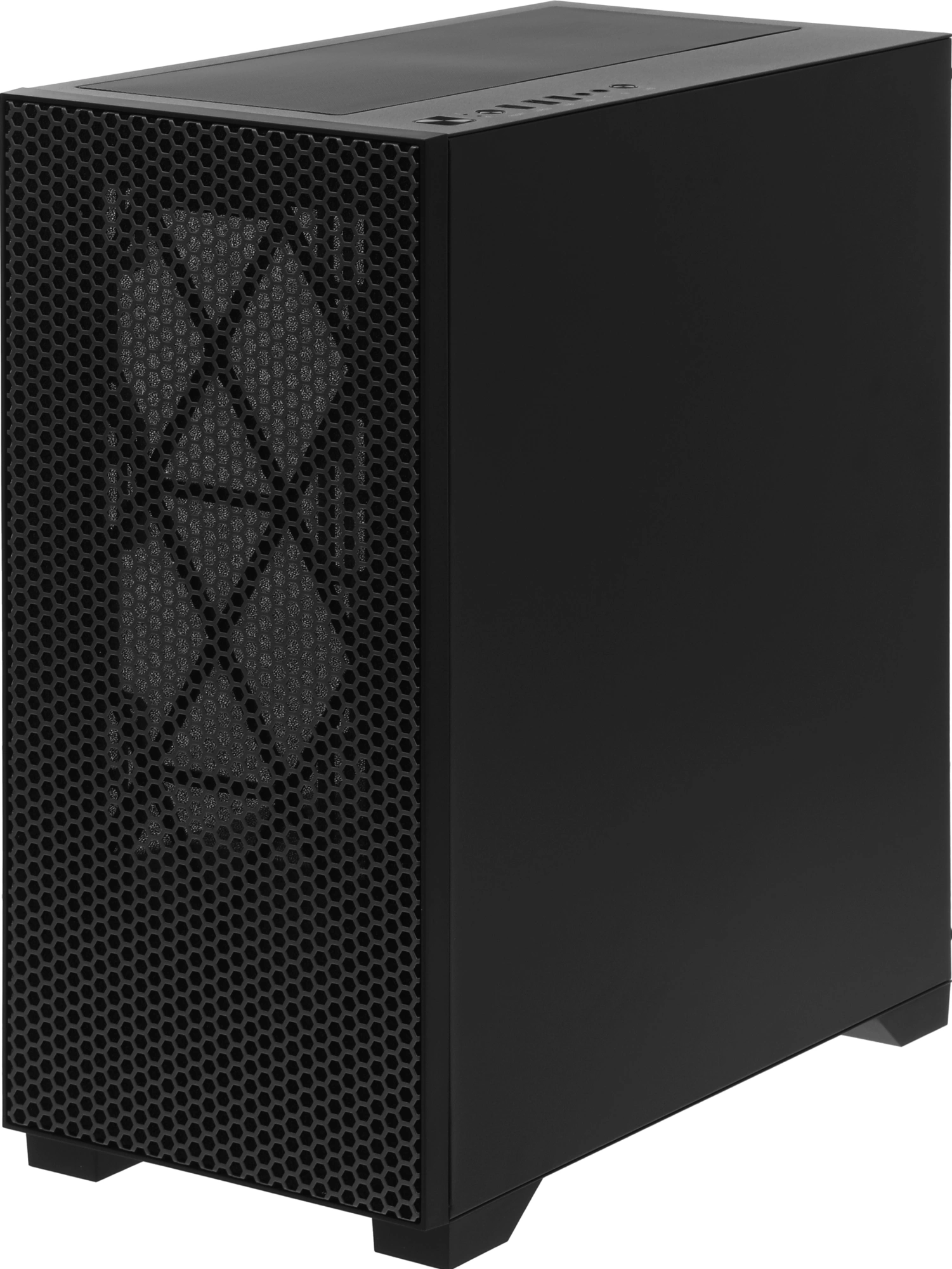 Корпус для ПК Azza CSAZ-450 HIVE, Midi Tower, без БП, черный