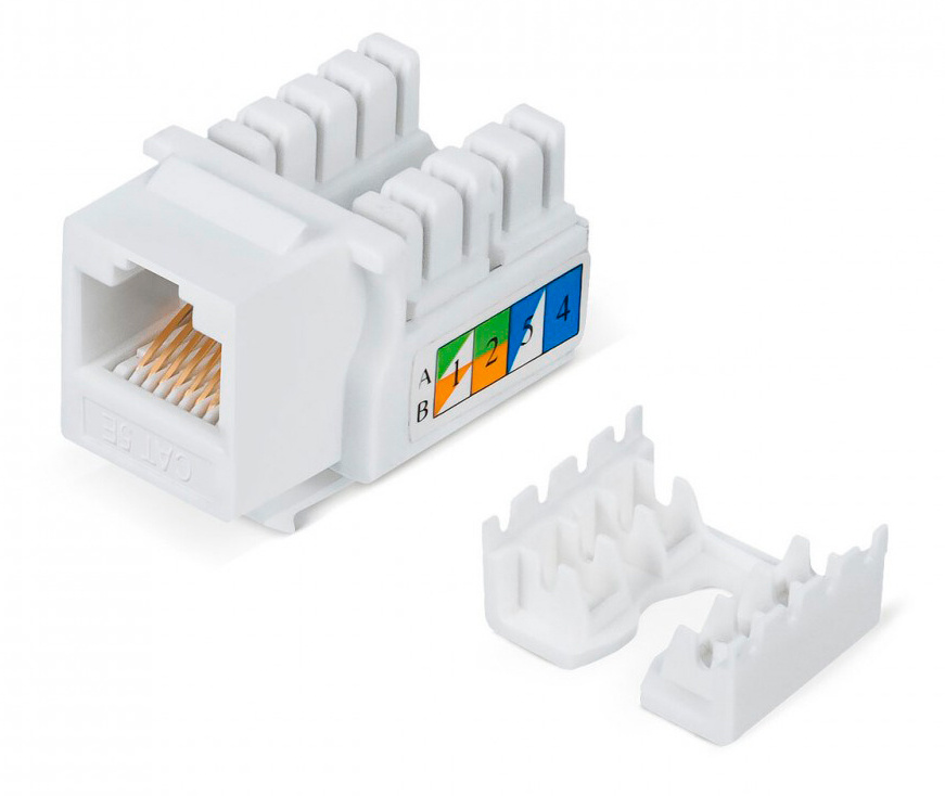 Вставка Keystone WRLine WR-KJ-RJ45-C5E-90, RJ-45, 5e, неэкранир.