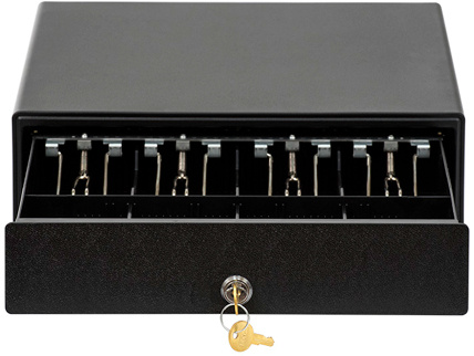 Денежный ящик Атол SB-330-B 44421, черный
