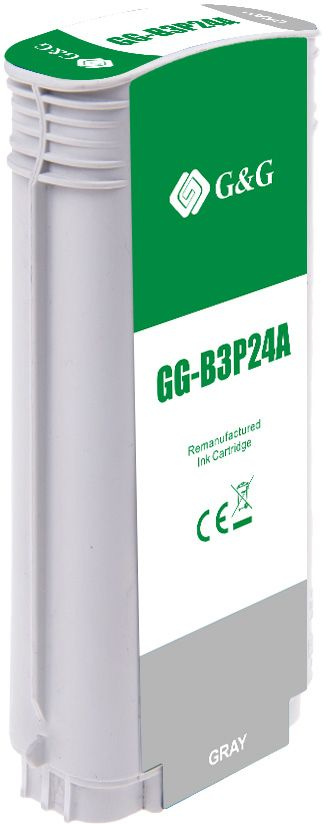 Картридж струйный G&G №727 GG-B3P24A серый (130мл)  для  HP  DJ T920/T1500/T2530