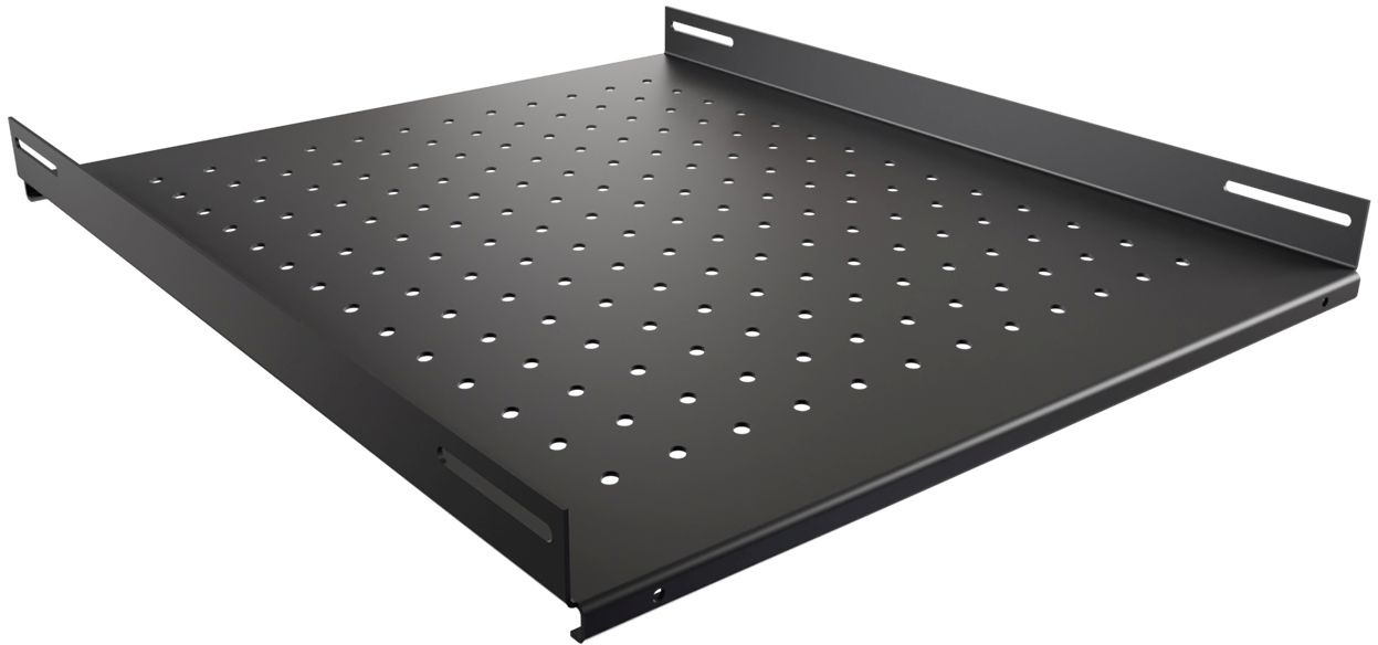 NTSS Полка стационарная NTSS 470х550мм, для напольных шкафов глубиной 800мм, нагрузка до 100кг, черный RAL 9005 NTSS-FS-H-800-BL