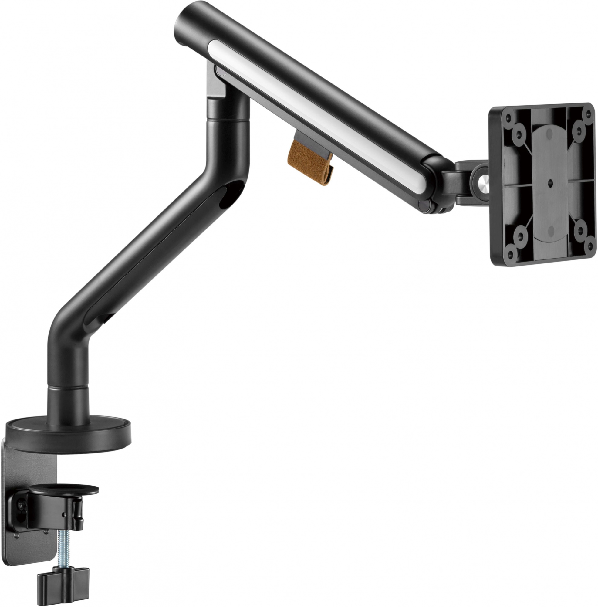 Кронштейн для мониторов Ultramounts UM725B черный 17"-32" макс.9кг крепление к столешнице  поворот и наклон