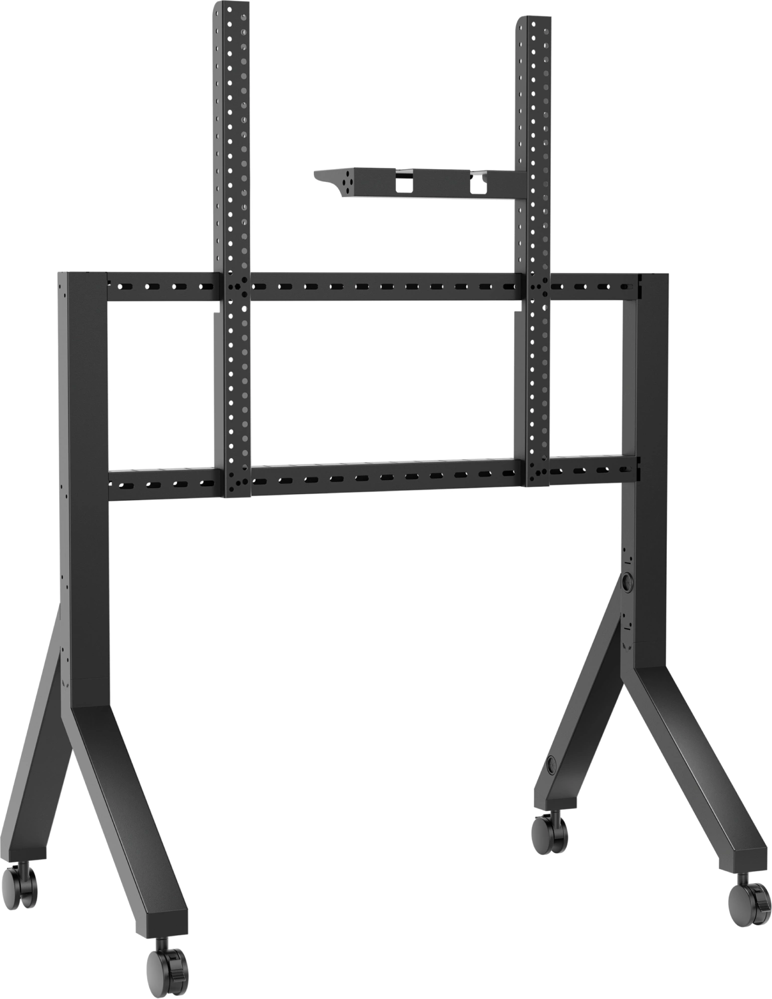Мобильная стойка ONKRON TS2081 BLACK  на 1 ТВ/ 70-110" от 200х200 до 1000х600, макс нагр  120.5кг,  черный