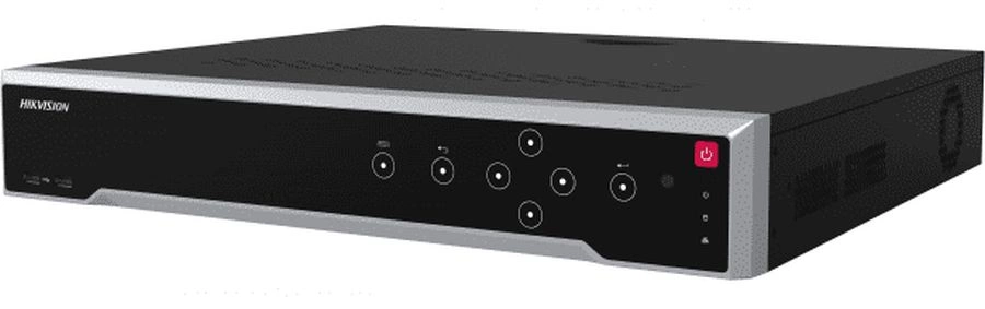 Видеорегистратор IP Hikvision DS-7716NI-M4, 16-канальный 8K M?Series. IP-видеовход: 16 каналов до 32 Мп; 2 SATA; входящий поток 256 Мбит/с.