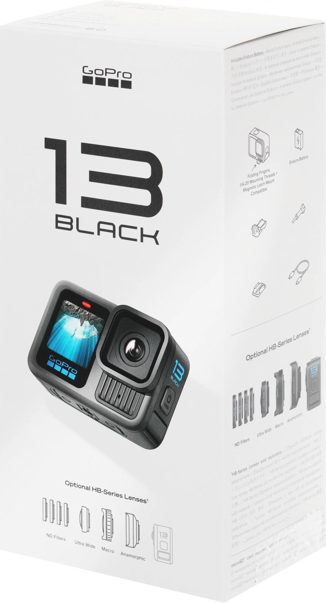 Экшн-камера GoPro HERO 13 1xCMOS 27.6Mpix черный