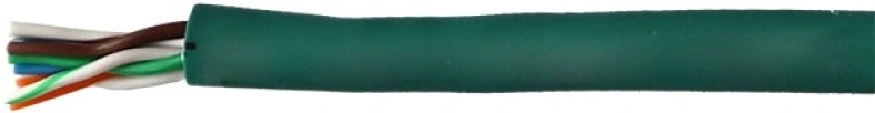 Кабель информационный Lanmaster LAN-5EUTP-HFLT-GN кат.5E UTP 4 пары 24AWG LSZH  внутренний 305м зеленый