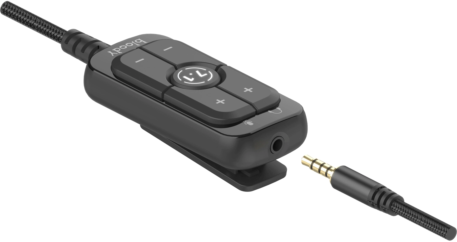 Наушники с микрофоном A4Tech Bloody M590i красный/черный 1м мониторные USB оголовье (M590I SPORTS RED)