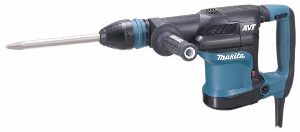 Makita <HM0871C> Отбойный молоток (1100W, 11.6 Дж, 2650 уд/мин, SDS-Max, регулятор,  AVT,  кейс)