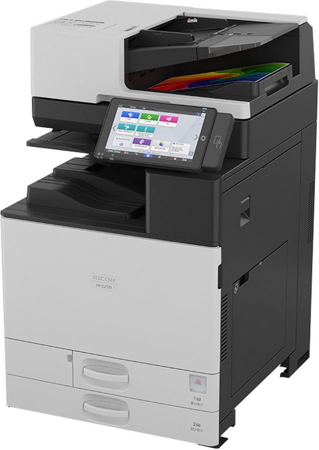 МФУ лазерное Ricoh IMC 2510 (419355), A3, цветной, печ. до 25 стр/мин., скан. до 80 стр/мин., 1200 x 1200 dpi (печать) 600x600dpi (скан.), Ethernet, USB