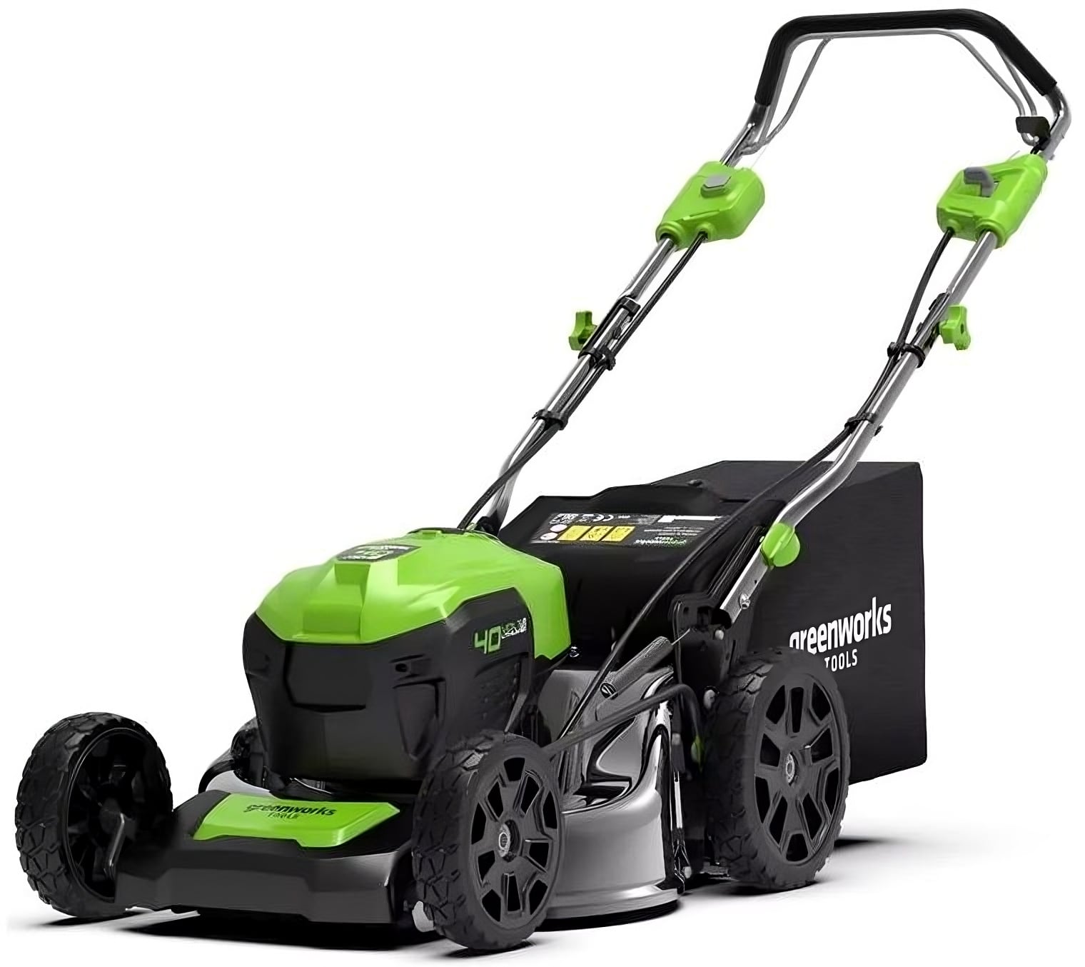 Greenworks 40В 46см Газонокосилка самоходная (без аккумуляторной батареи и зарядного устройства)} [2506807]