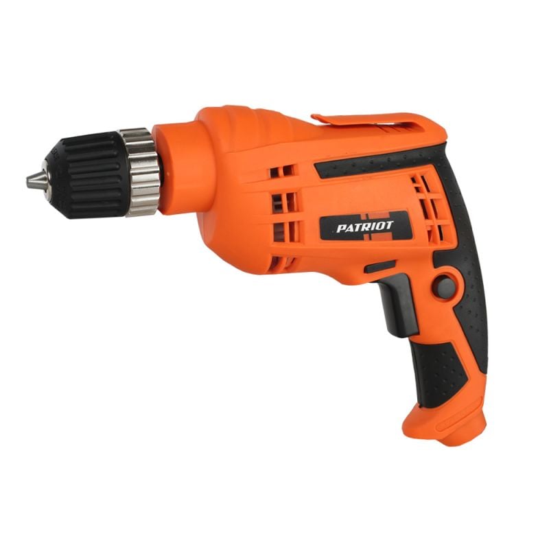 PATRIOT FD420 Дрель электрическая [120301415] {Эл. дрель PATRIOT FD500, без удара, мощность 450 Вт, макс.диаметр сверла 10мм, быстрозажим. патрон, крепление}