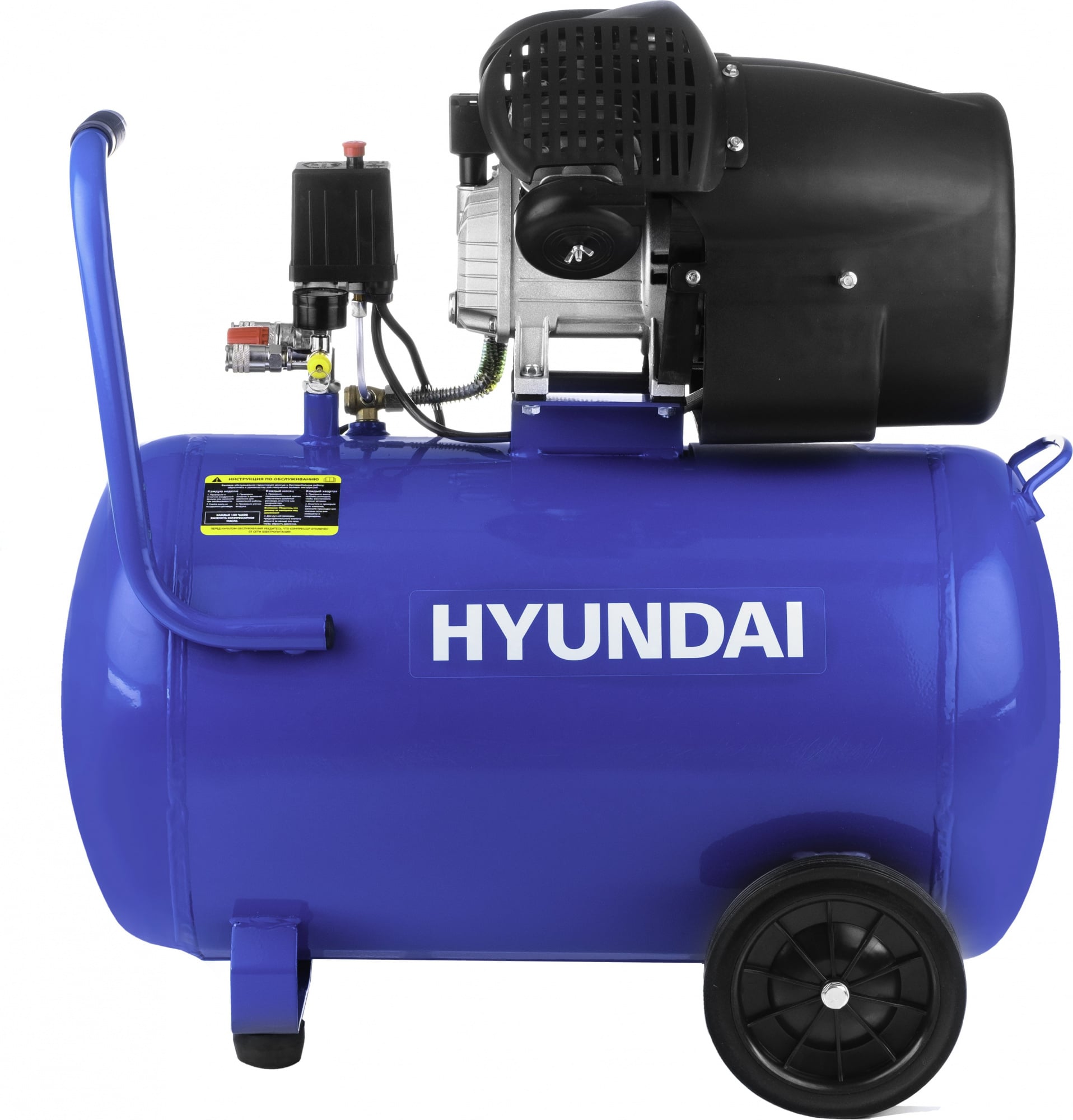 HYC 4050 Компрессор поршневой Hyundai масляный  400л/мин 50л 2200Вт