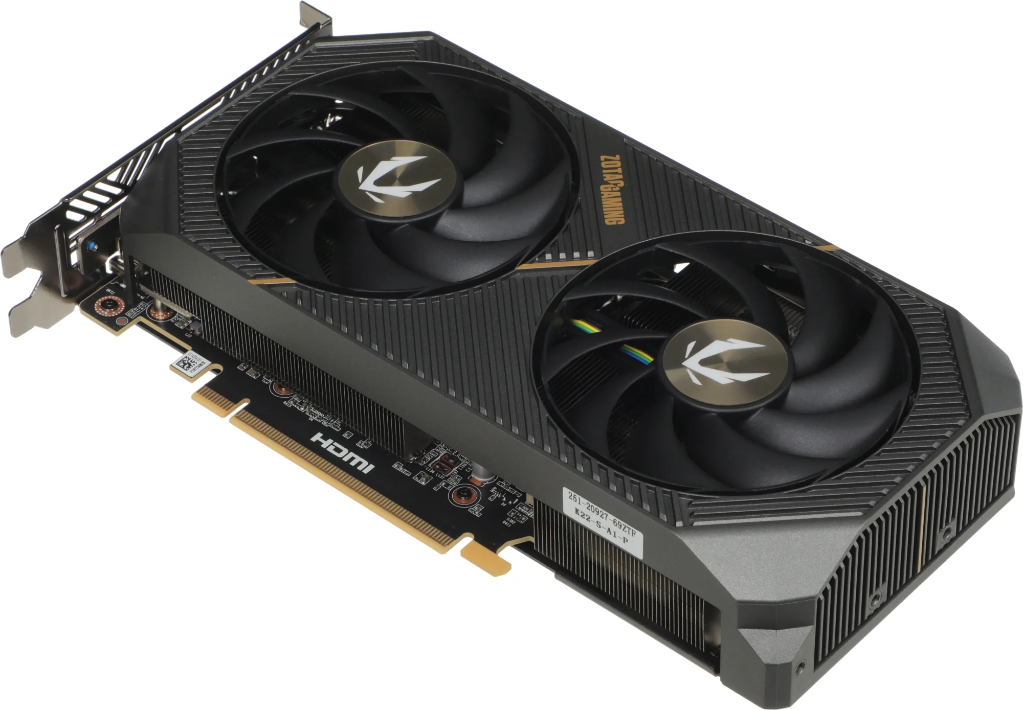 Видеокарта Zotac PCI-E 5.0 RTX 5060TI 16Gb AMP NVIDIA GeForce RTX 5060TI 16Gb 128bit GDDR7 2572/28000 HDMIx1 DPx3 HDCP Ret