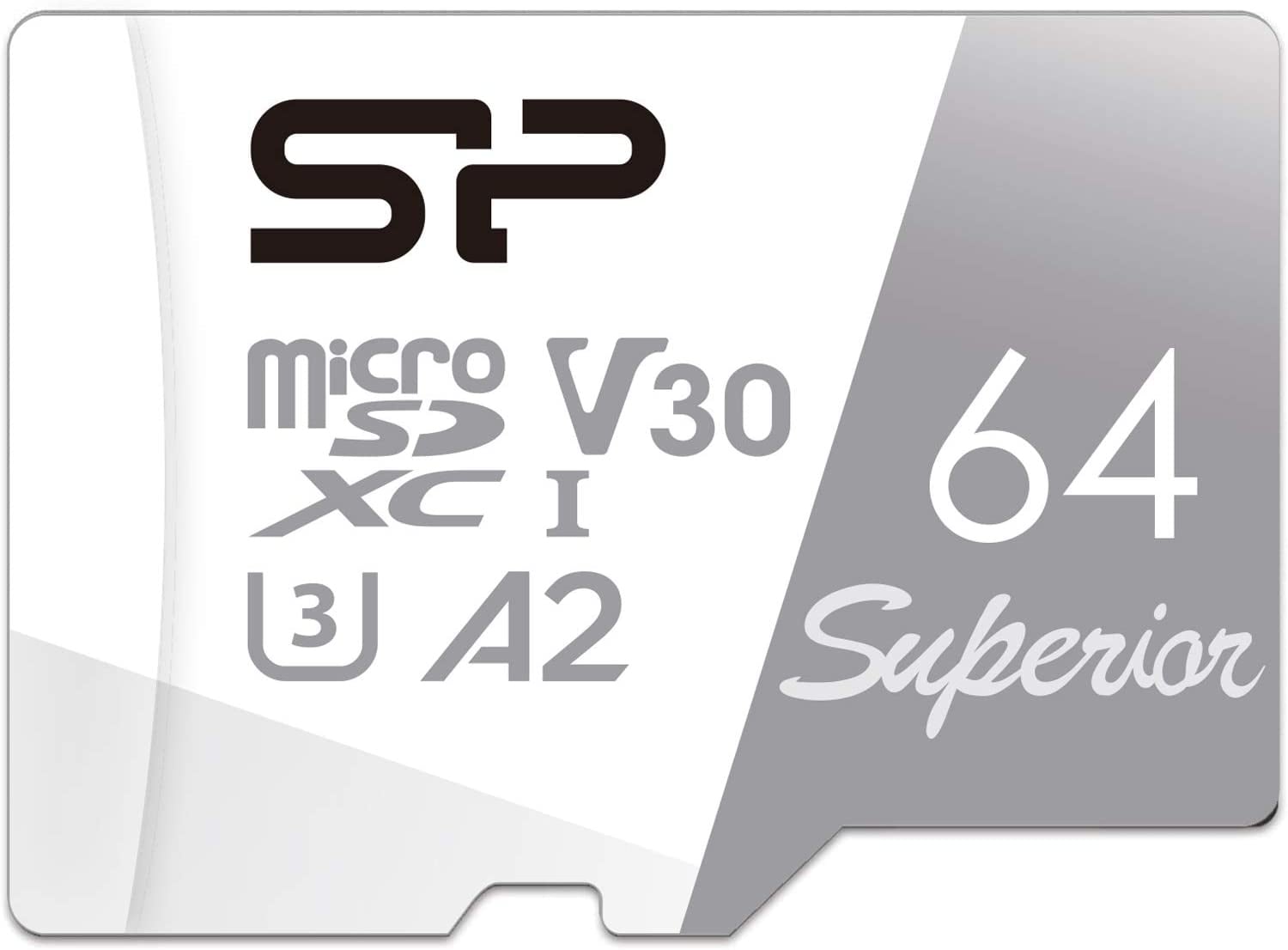 <103332> Карта памяти microSD .64Gb Silicon Power Silicon Power Superior A2 CLASS 10 + адаптер SD [SP064GBSTXDA2V20SP]