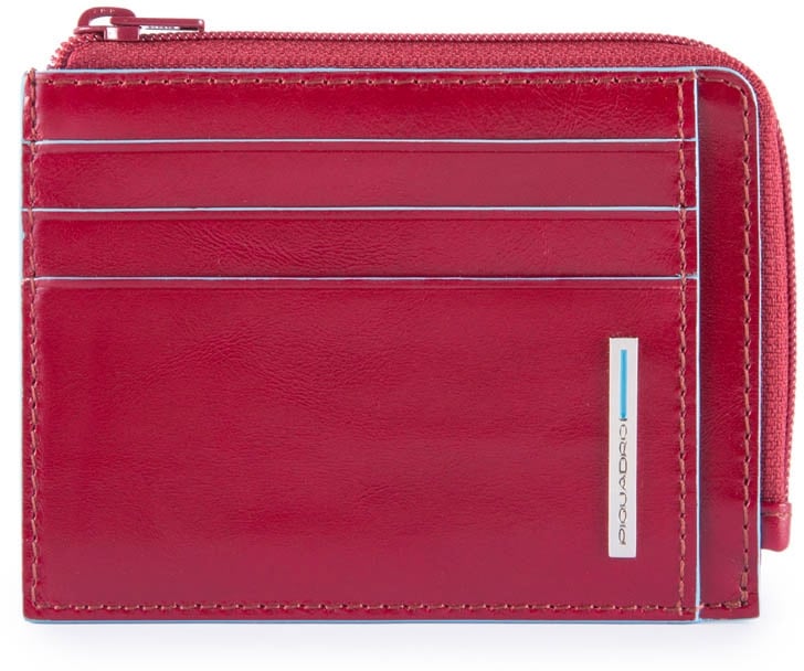 Чехол для кредитных карт Piquadro Blue Square  PP4822B2R/R красный натур.кожа