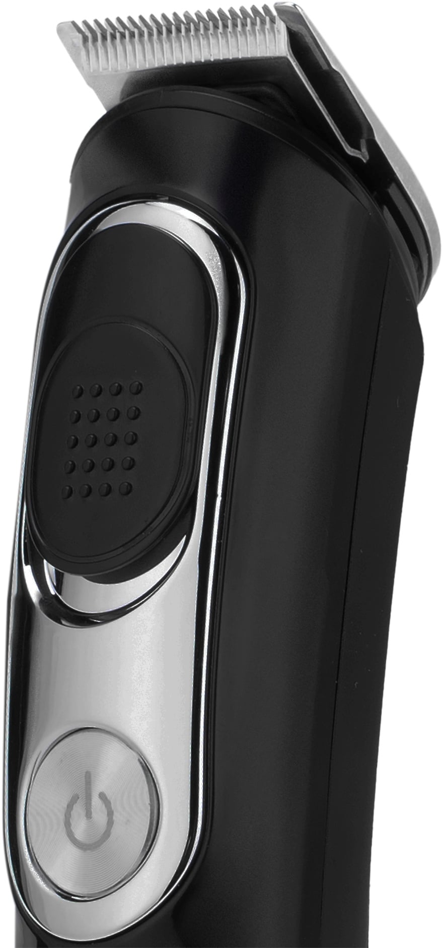 Триммер Vitek VT-2549 BK Питание сеть/аккумулятор. Встроенная аккумуляторная батарея Li-ion 700 mAh 3,7V. Время зарядки 90мин. Время автономной работы 45мин. Влажная очистка. Детальный триммер. Индикатор зарядки. ЖК дисплей с индикацией процента зарядки батареи. Число установок длины 11. Максимальная длина стрижки 12мм. Минимальная длина стрижки 0,4. Способ регулировки длины регулировкой длины лезвий/сменой насадок. Материал лезвий высокачественная сталь. Число насадок 5. Стрижка бороды. Триммер для носа/ушей. Насадка для бритья. Аксессуары: Щеточка, смазочное масло. Низкий уровень вибрации и шума.