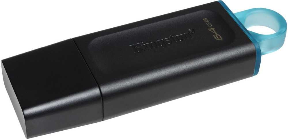 Флэш USB Kingston 64GB USB3.2 Gen 1 DataTraveler Exodia (Black + Teal)/ Kingston 64GB USB3.2 Gen 1 DataTraveler Exodia (Black + Teal)