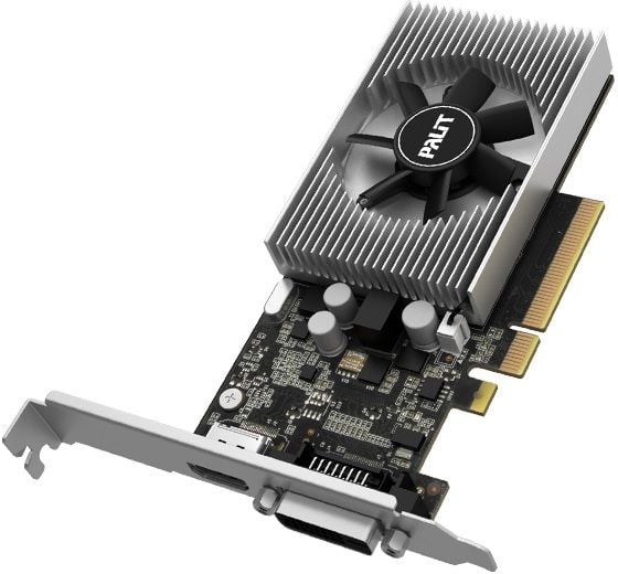 Видеокарта Palit GeForce GT 1030 NEC103000646-1082F, 2GB DDR4, low profile