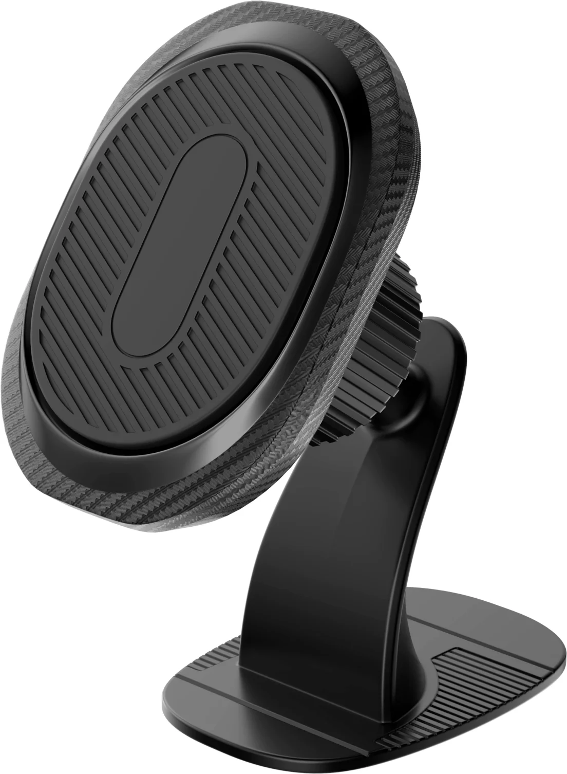 Держатель Wiiix HT-410T11mg-KVADRO-B магнитный  черный для смартфонов