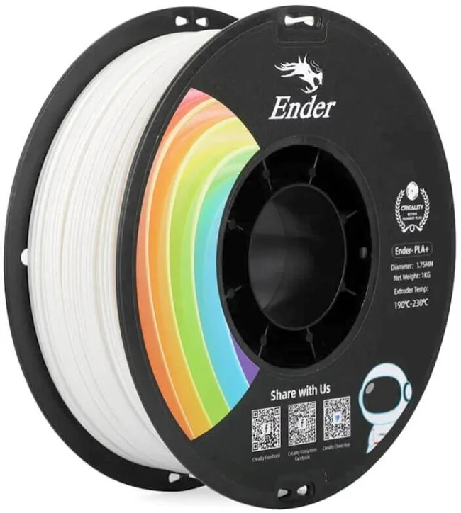 Пластик для принтера 3D Creality 3301010305 PLA d1.75мм 1кг 1цв. белый