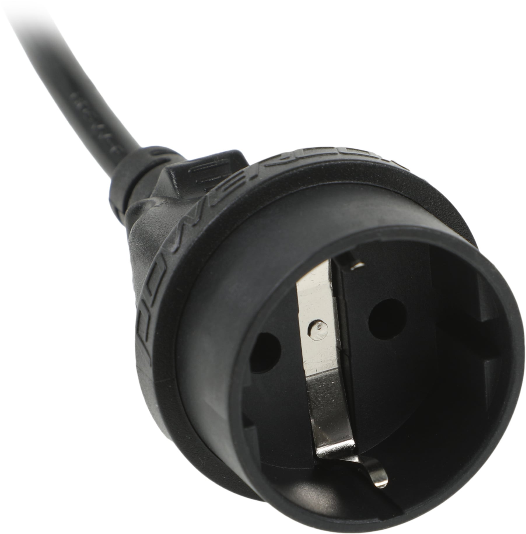Кабель питания Powercom - SCUT, IEC 320 C14 -> Schuko outlet, 0.15 м, цвет чёрный, SCUT