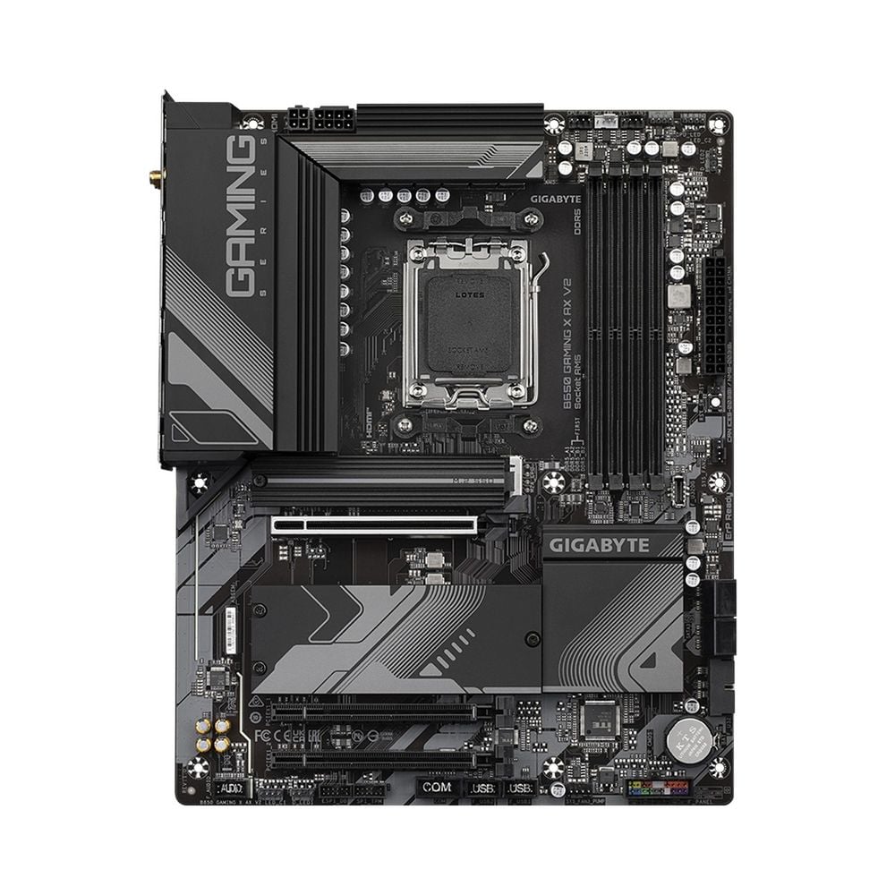Материнская плата Gigabyte OEM B650 GAMING X AX V2, Socket AM5, AMD B650, 4xDDR5-5200, HDMI+DP, 3xPCI-Ex16, 4xSATA3(RAID 0/1/10), 3xM.2, 8 Ch Audio, 2.5GLan, WiFi, (3+4)xUSB2.0, (4+2)xUSB3.2, (1+1)xUSB3.2 Type-C™, 1xPS/2, ATX, RTL