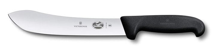 Нож кухонный Victorinox Swibo (5.7403.36) стальной разделочный лезв.360мм  прямая заточка черный