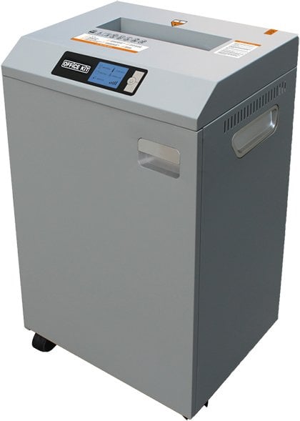 OK0805S600 Шредер Office Kit S600 0,8х5 серый  (секр.P-7)  фрагменты  6лист. 60лтр.