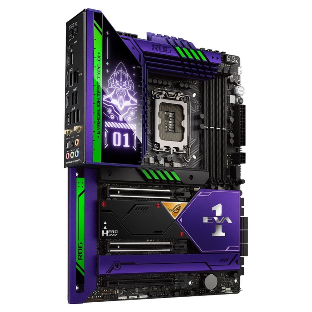 Материнская плата ASUS ROG MAXIMUS Z690 HERO EVA LGA1700 ATX 4xDDR5 3xPCIEx16 2xThunderbolt USB-C 5xM.2 HDMI 2.5GLAN Wi-Fi 6E