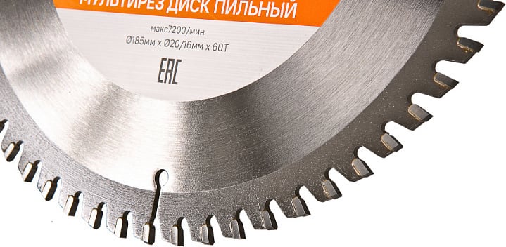 9023-185-20/16-60 Диск пильный Sturm! d=185мм  d(посад.)=20мм (циркулярные пилы)