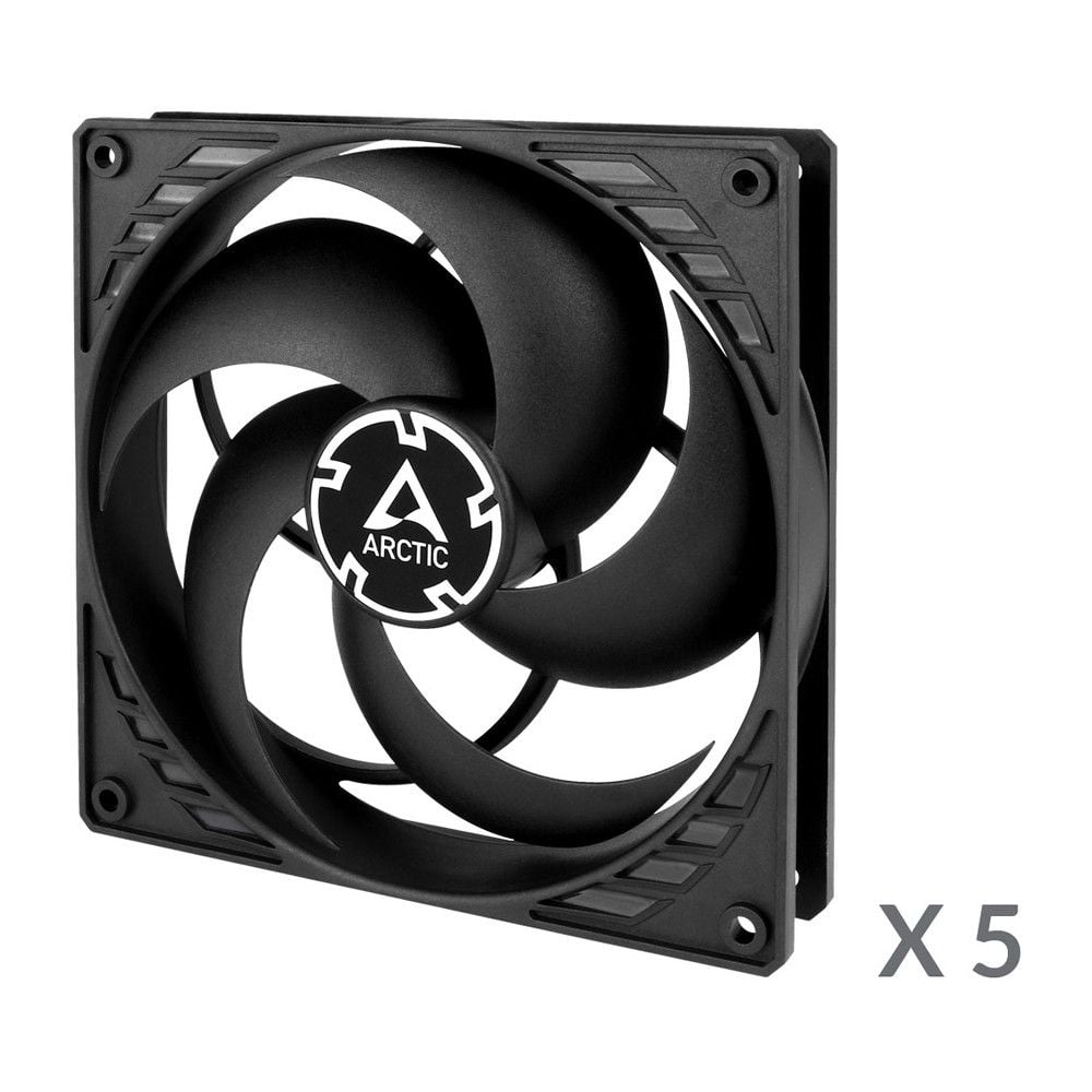 Вентилятор корпусной ARCTIC Cooling P14 PWM PST Value Pack (black/black) (ACFAN00138A)